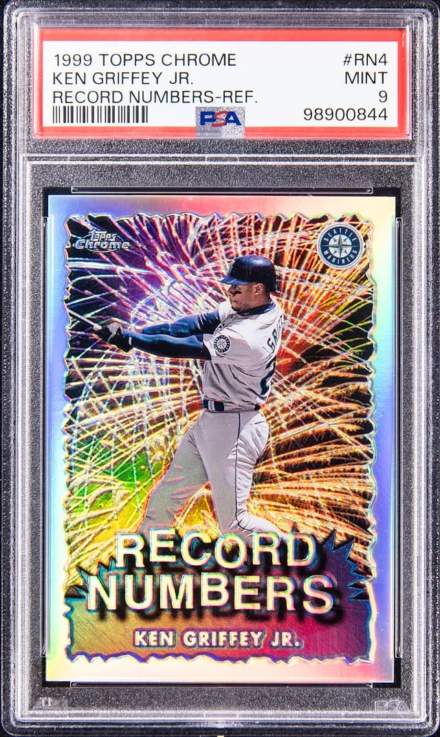 1999 Topps Chrome Ken Griffey Jr. Record Numbers Refractor #RN4 card image