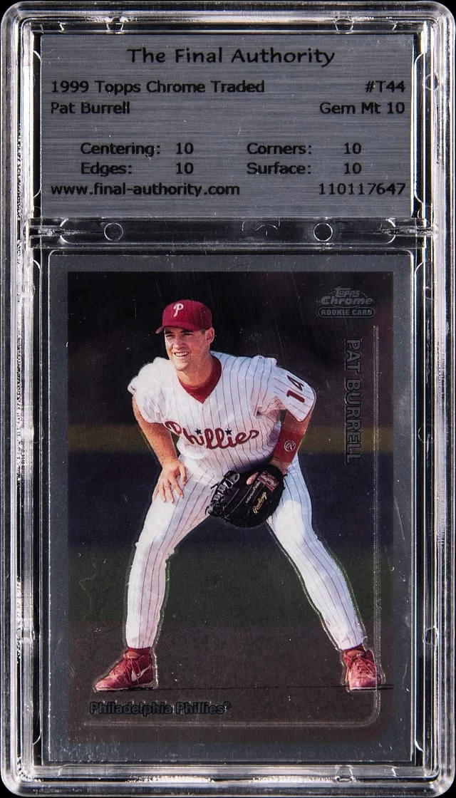 1999 Topps Chrome Pat Burrell Traded #T44 card image