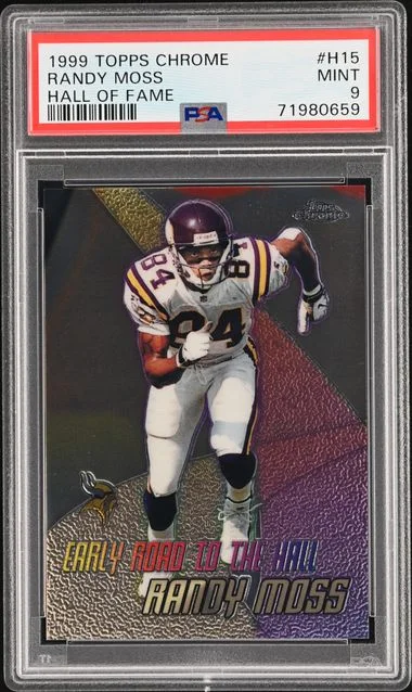 1999 Topps Chrome Randy Moss Hall Of Fame Hall Of Fame #H15 card image