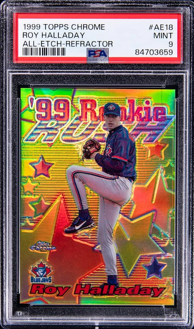 1999 Topps Chrome Roy Halladay All-Etch Refractor #AE18 card image