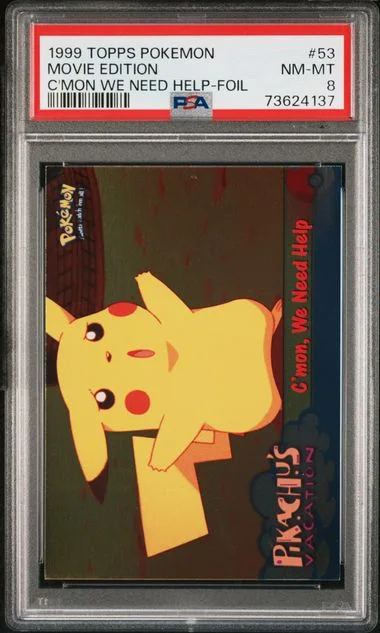 1999 Topps C'Mon We Need Help Pokemon The Movie Edition Foil #53 card image