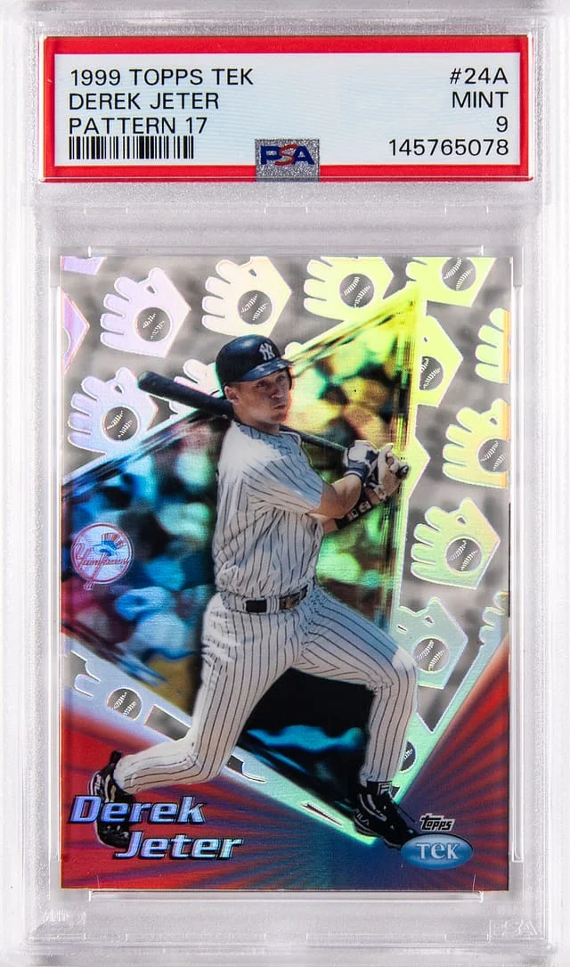 1999 Topps Derek Jeter TEK Pattern 17 #24A card image