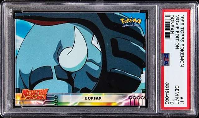 1999 Topps Donphan (Donfan Error) Pokemon Movie Edition #11 card image