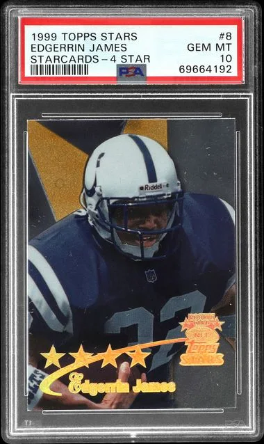 1999 Topps Edgerrin James Stars Starcards #8 card image