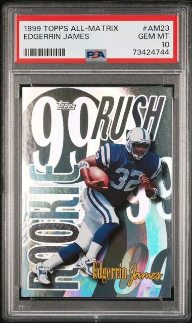 1999 Topps Edgerrin James All-Matrix #Am23 card image
