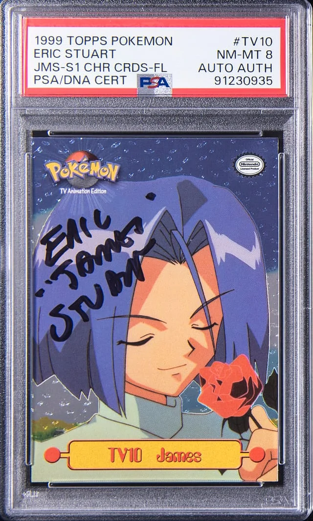 1999 Topps Eric Stuart Pokemon James Series 1 Character Cards Foil #TV10 card image
