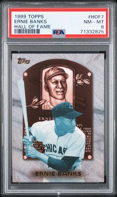 1999 Topps Ernie Banks Hall Of Fame #HOF7 card image