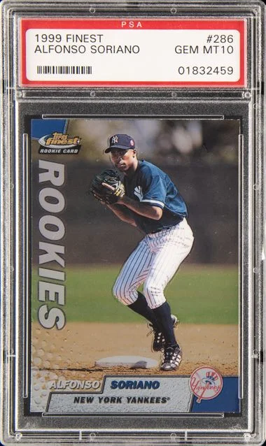 1999 Topps Finest Alfonso Soriano #286 card image