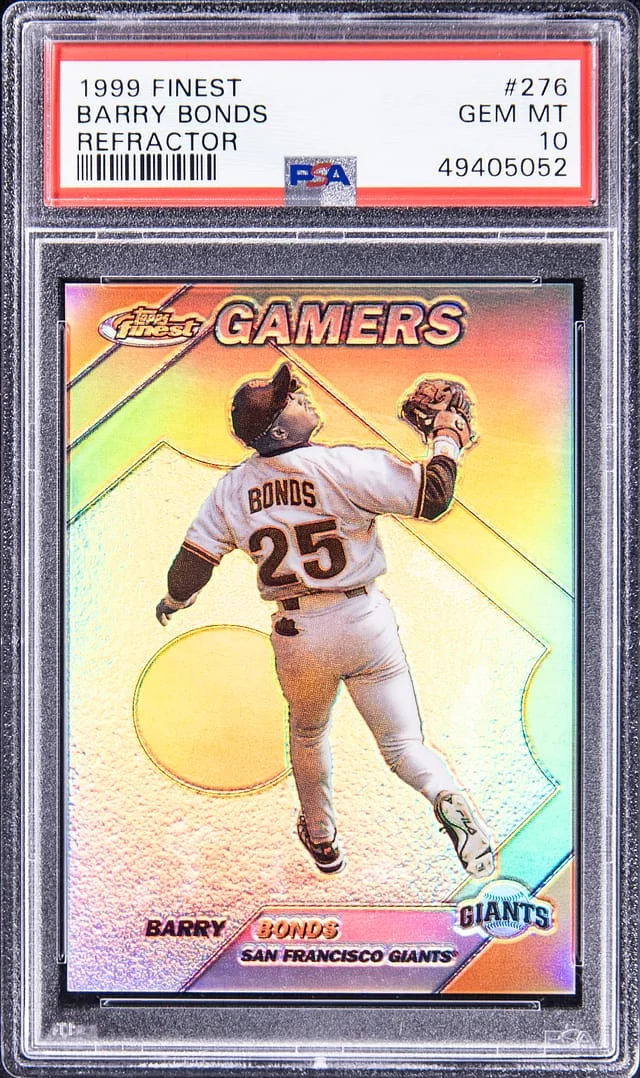 1999 Topps Finest Barry Bonds Refractor #276 card image