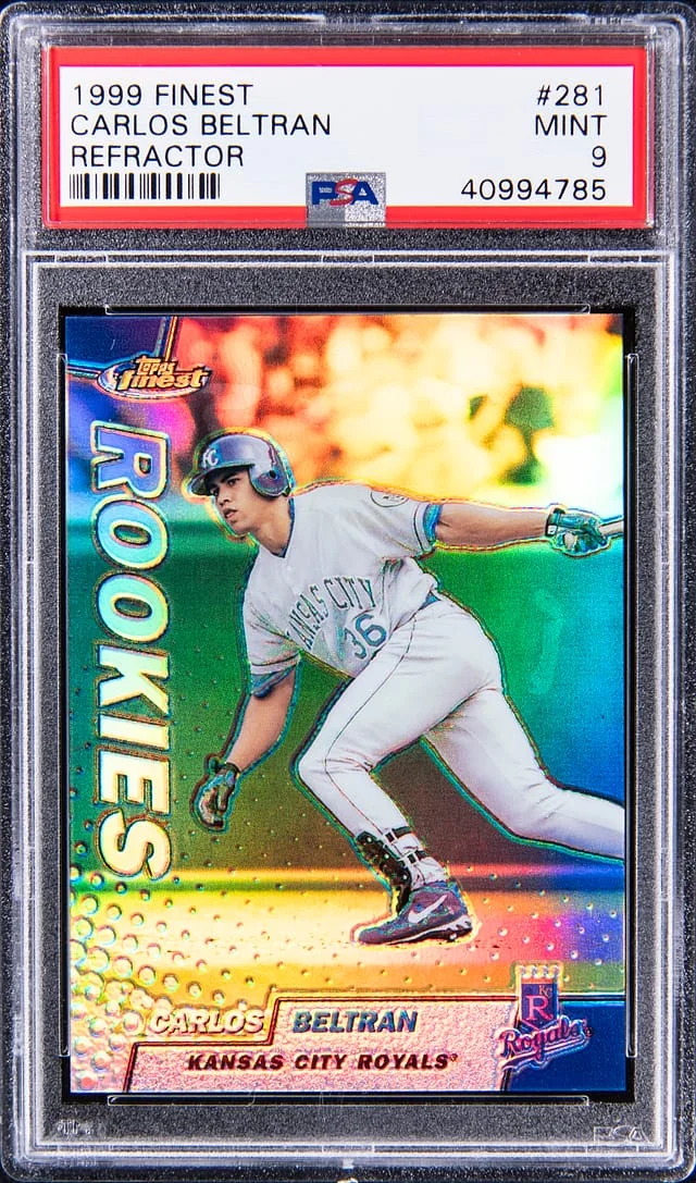 1999 Topps Finest Carlos Beltran Refractor #281 card image