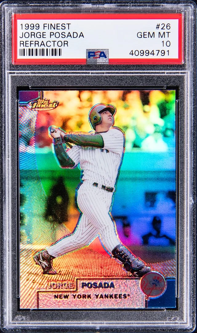 1999 Topps Finest Jorge Posada Refractor #26 card image