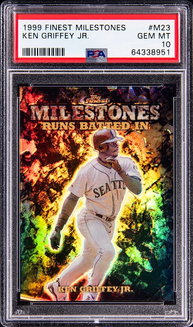 1999 Topps Finest Ken Griffey Jr. Milestones #M23 card image