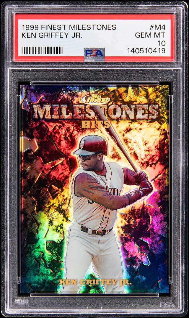 1999 Topps Finest Ken Griffey Jr. Milestones #M4 card image