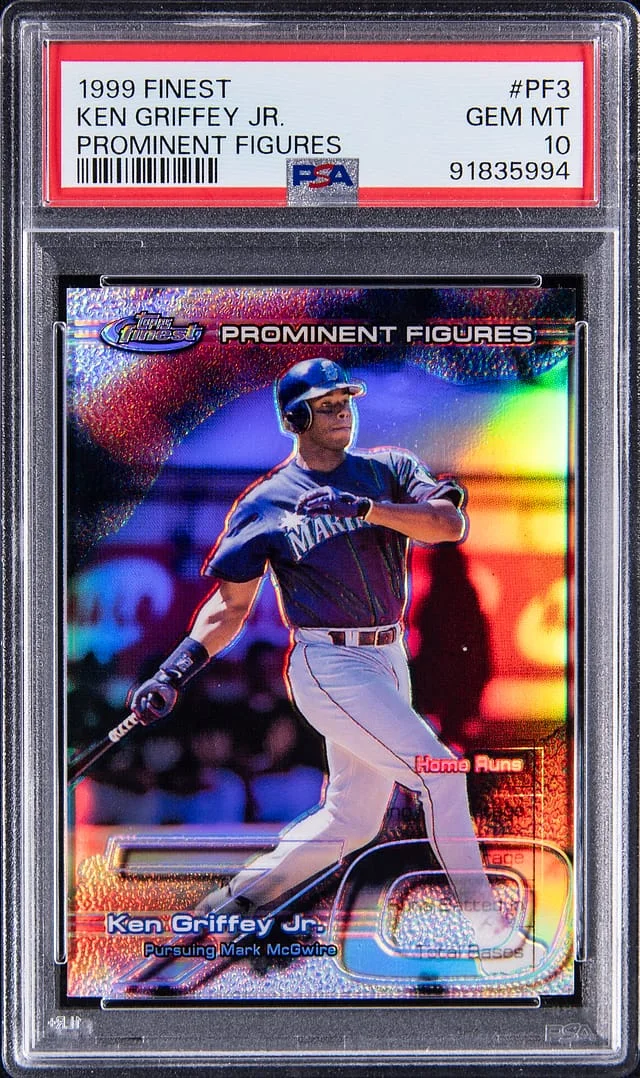 1999 Topps Finest Ken Griffey Jr. Prominent Figures #PF3 card image