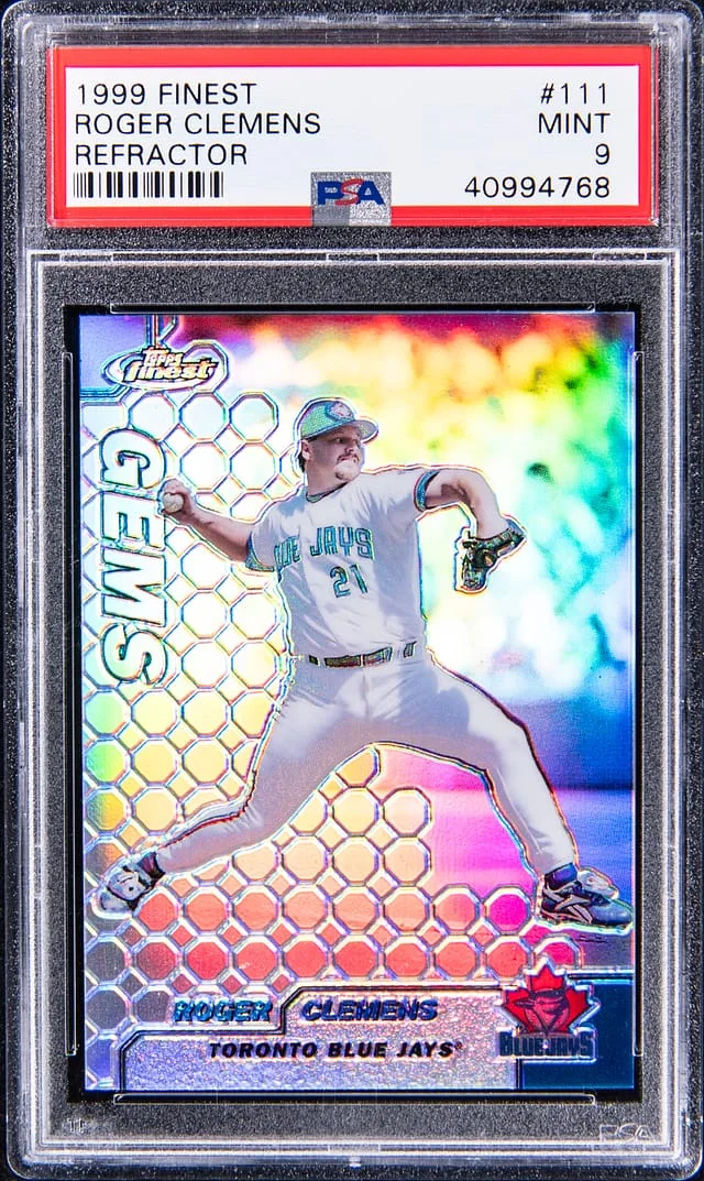 1999 Topps Finest Roger Clemens Refractor #111 card image
