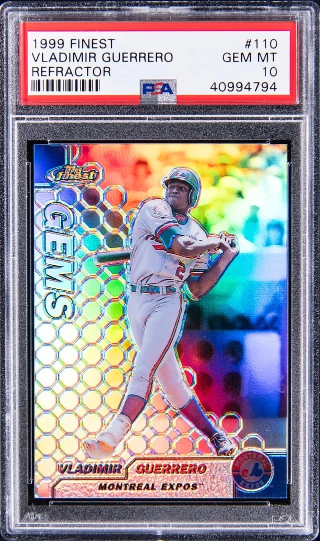 1999 Topps Finest Vladimir Guerrero Refractor #110 card image