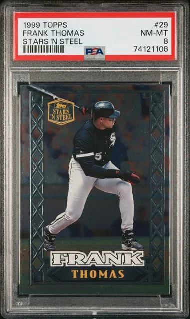 1999 Topps Frank Thomas Stars 'N Steel #29 card image