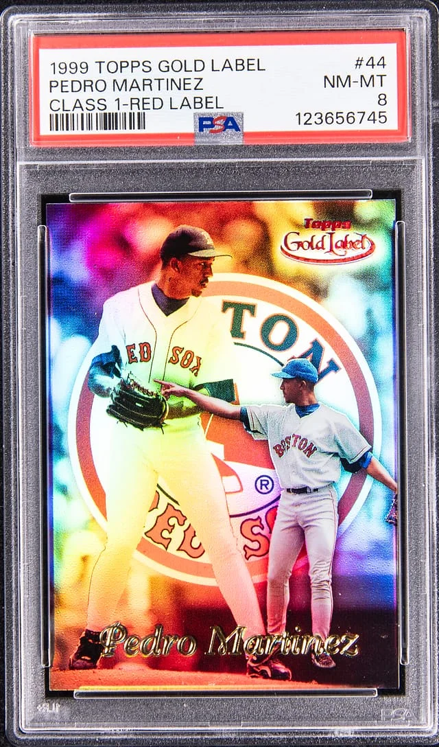 1999 Topps Gold Label Class 1 Pedro Martinez Red Label #44 card image