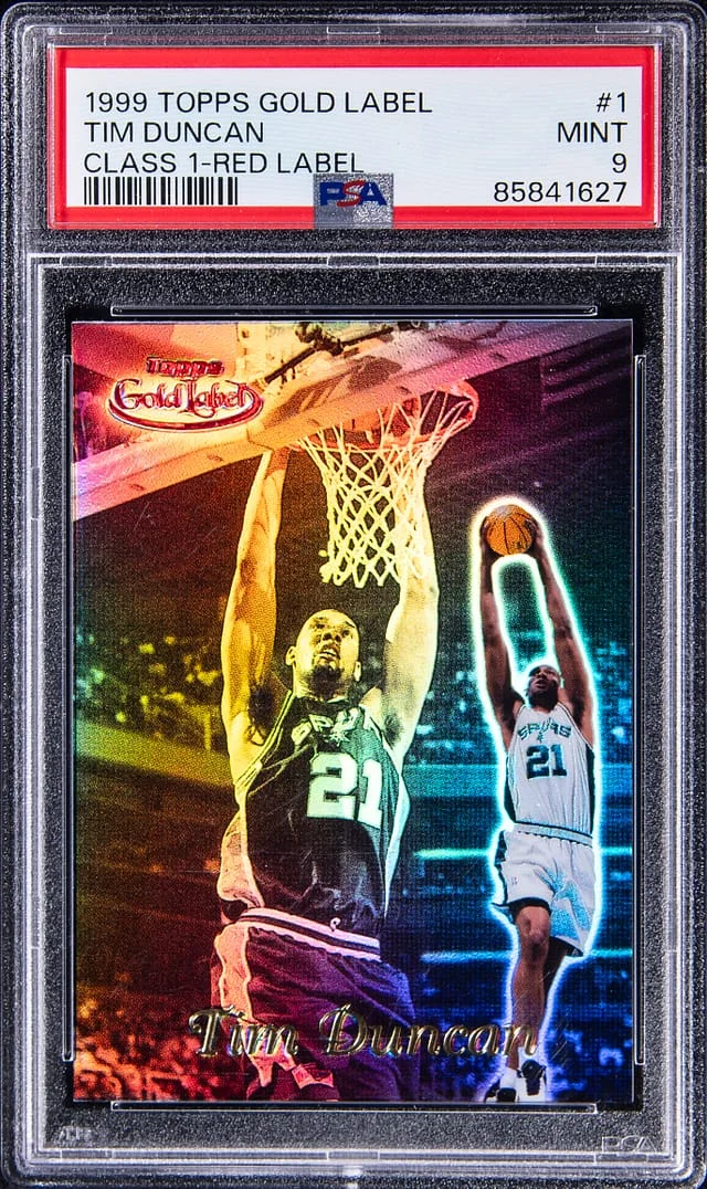 1999 Topps Gold Label Class 1 Tom Duncan Red Label #1 card image