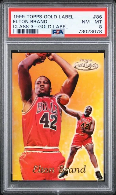 1999 Topps Gold Label Class 3 Elton Brand #86 card image