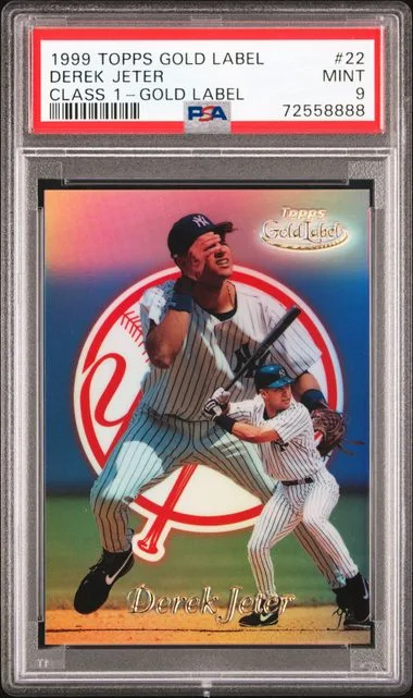 1999 Topps Gold Label Derek Jeter Gold Label #22 card image