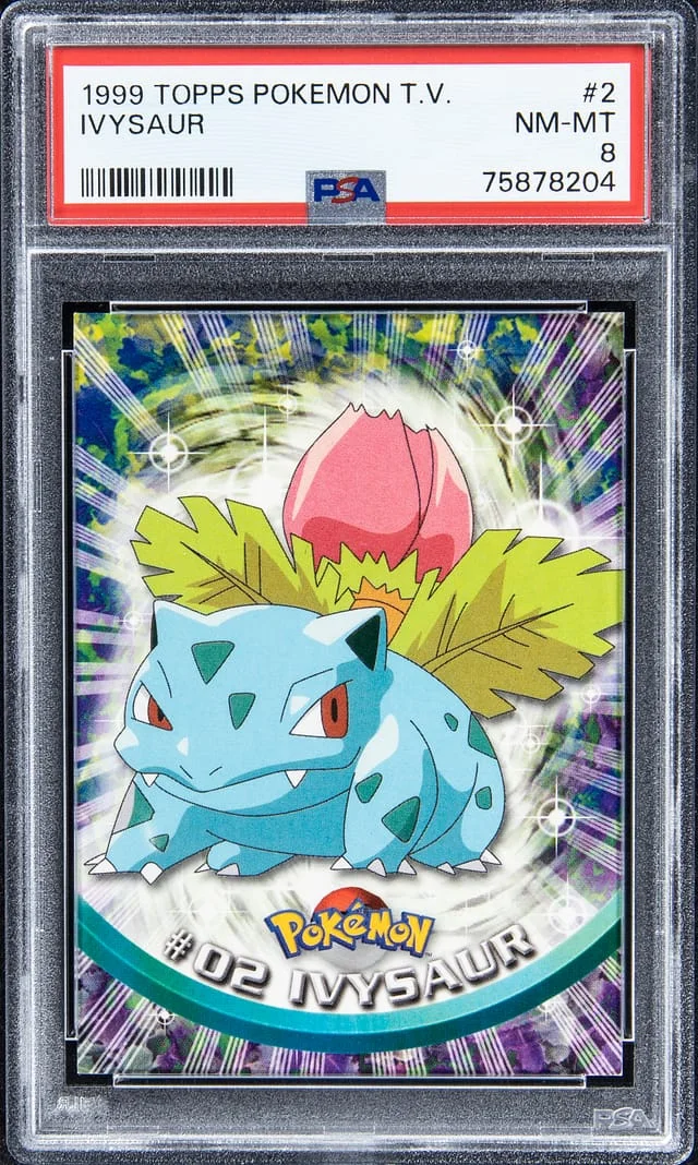 1999 Topps Ivysaur Pokemon T.V. #2 card image