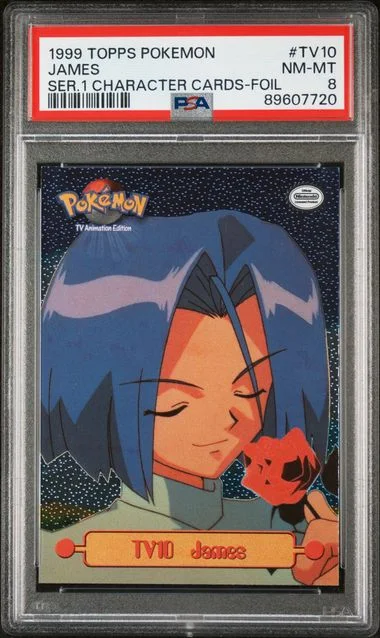 1999 Topps James Pokemon Series 1 Character Cards Foil #TV10 card image