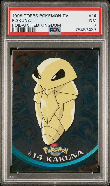 1999 Topps Kakuna Pokemon Tv Foil-Italian #14 card image