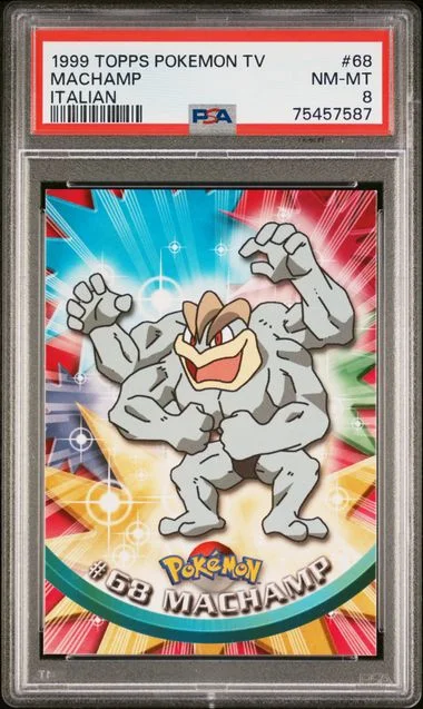 1999 Topps Machamp Pokemon Tv #68 card image