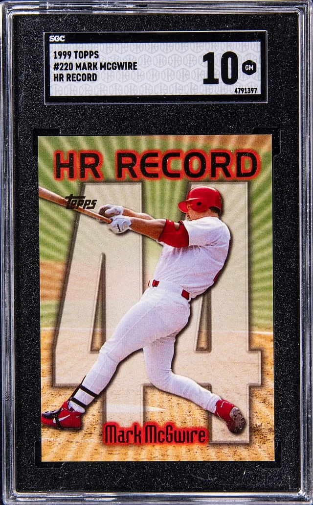 1999 Topps Mark McGwire HR Records #220 card image