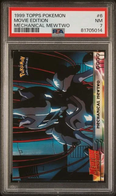 1999 Topps Mechanical Mewtwo Pokemon The Movie Edition #6 card image