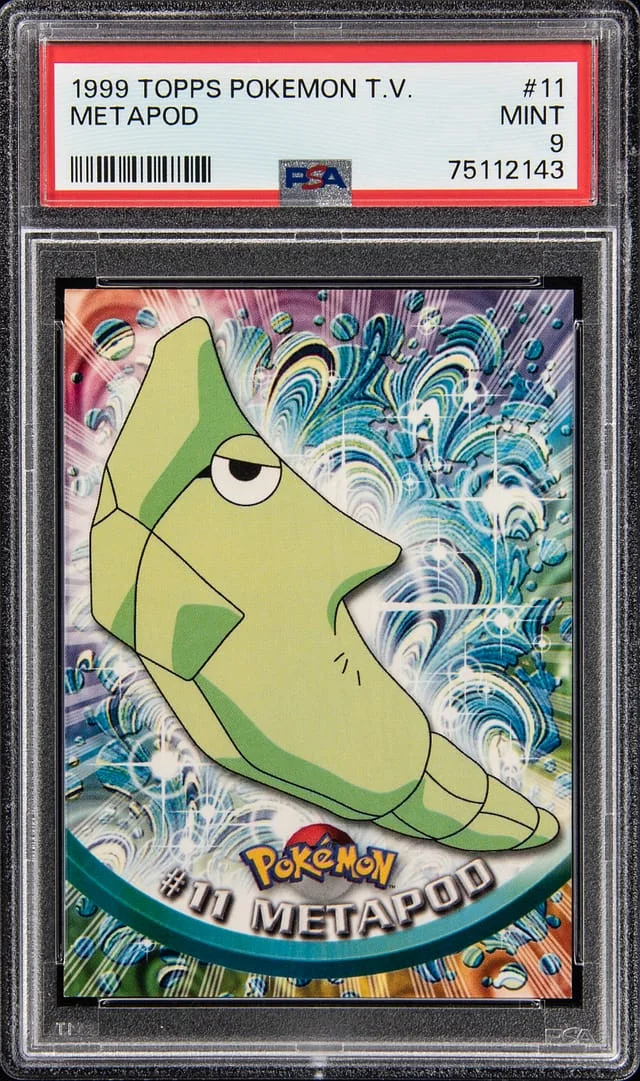 1999 Topps Metapod Pokemon T.V #11 card image