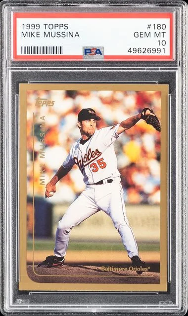 1999 Topps Mike Mussina #180 card image