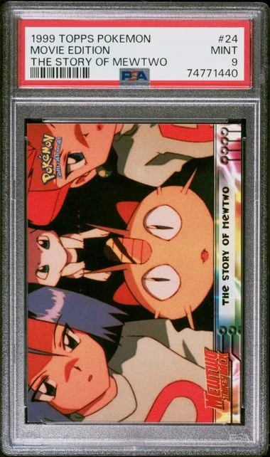 1999 Topps Movie Edition Pokemon The Movie EDT The Story Of Mewtwo #24 card image