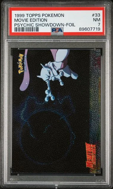 1999 Topps Movie Edition Pokemon The Movie EDT Psychic Showdown-Foil #33 card image