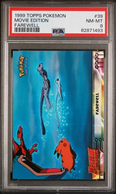 1999 Topps Movie Edition Pokemon The Movie EDT Farewell-Foil #39 card image