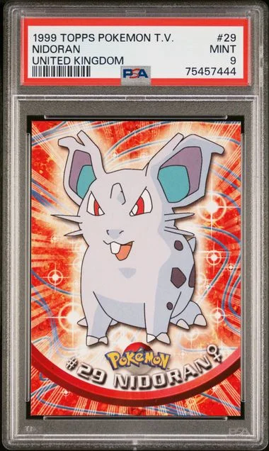 1999 Topps Nidoran Pokemon TV (United Kingdom) #29 card image
