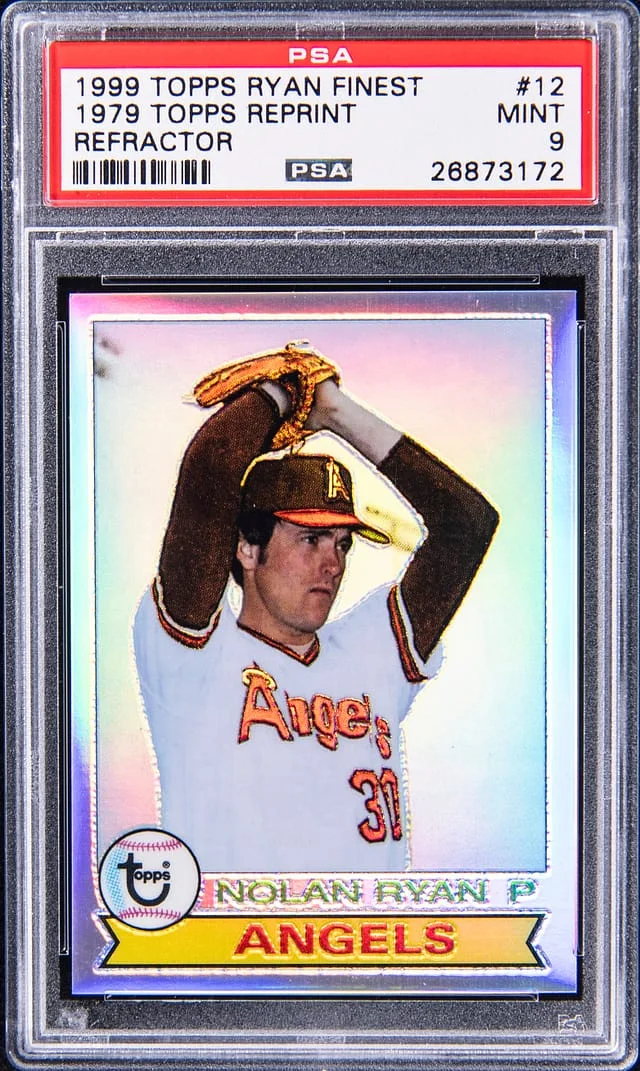 1999 Topps Nolan Ryan Ryan Finest 1979 Topps Reprint Refractor #12 card image