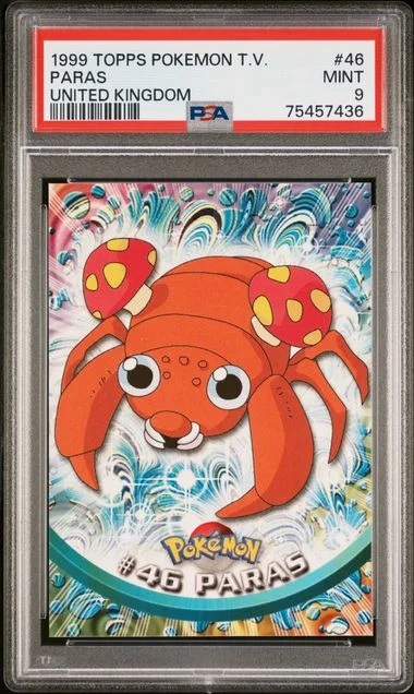 1999 Topps Paras Pokemon TV (United Kingdom) #46 card image