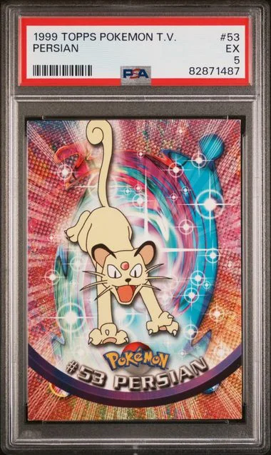 1999 Topps Persian Pokemon Tv #53 card image