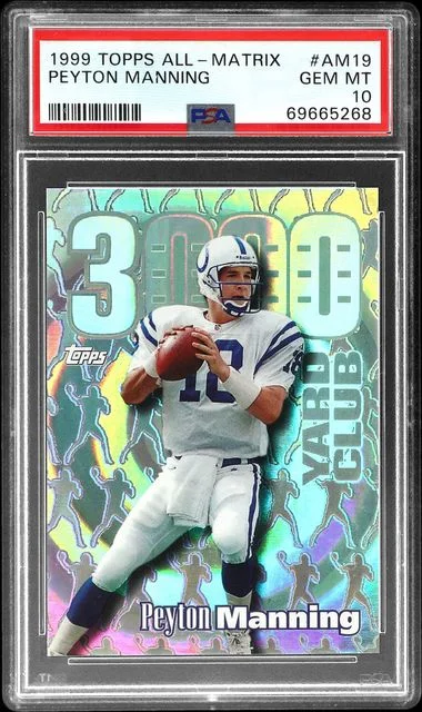 1999 Topps Peyton Manning All-Matrix #AM19 card image