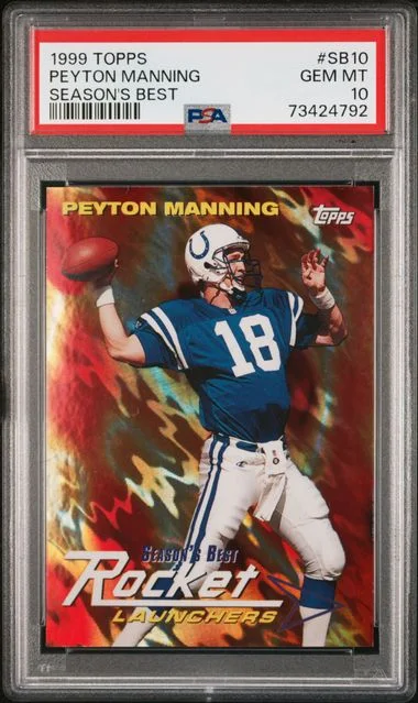 1999 Topps Peyton Manning Season'S Best Season'S Best #Sb10 card image