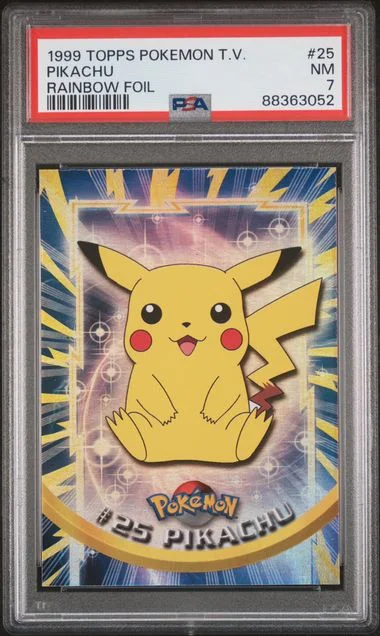 1999 Topps Pikachu Pokemon TV #25 card image