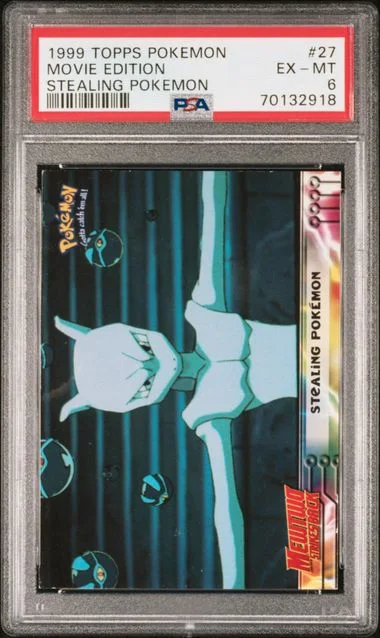 1999 Topps Pokemon The Movie Edition Stealing Pokemon #27 #no-number card image