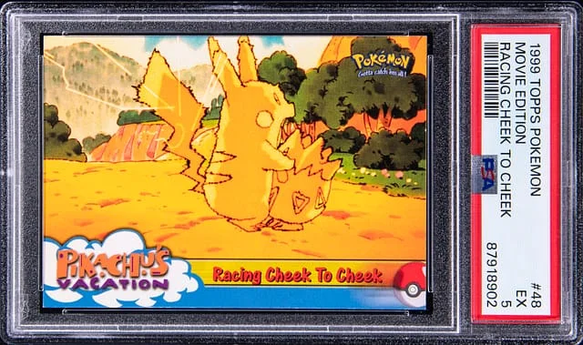 1999 Topps Racing Cheek to Cheek Pokemon Movie Edition #48 card image