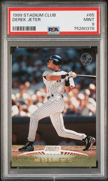 1999 Topps Stadium Club Derek Jeter #65 card image