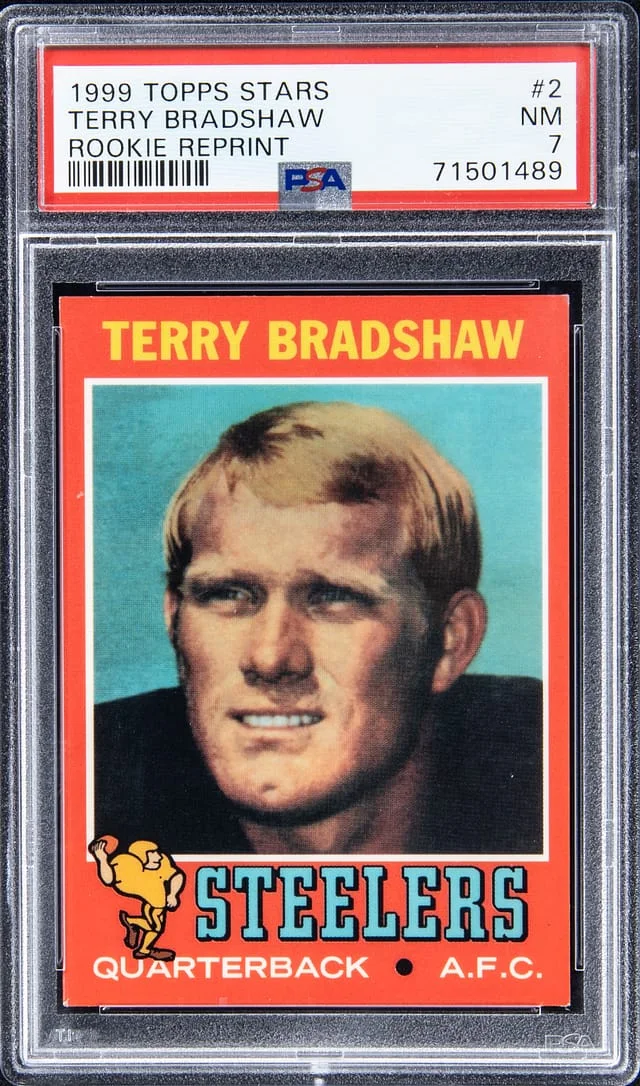 1999 Topps Terry Bradshaw Stars Reprint #2 card image