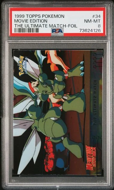 1999 Topps The Ultimate Match Pokemon Movie Edition Foil #34 card image