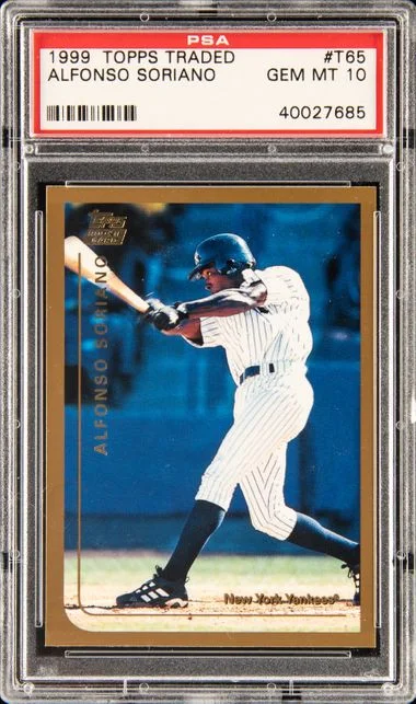 1999 Topps Traded Alfonso Soriano #T65 card image