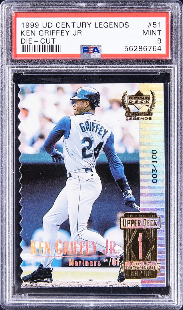 1999 UD Century Legends Die - Cut Ken Griffey Jr #51 card image